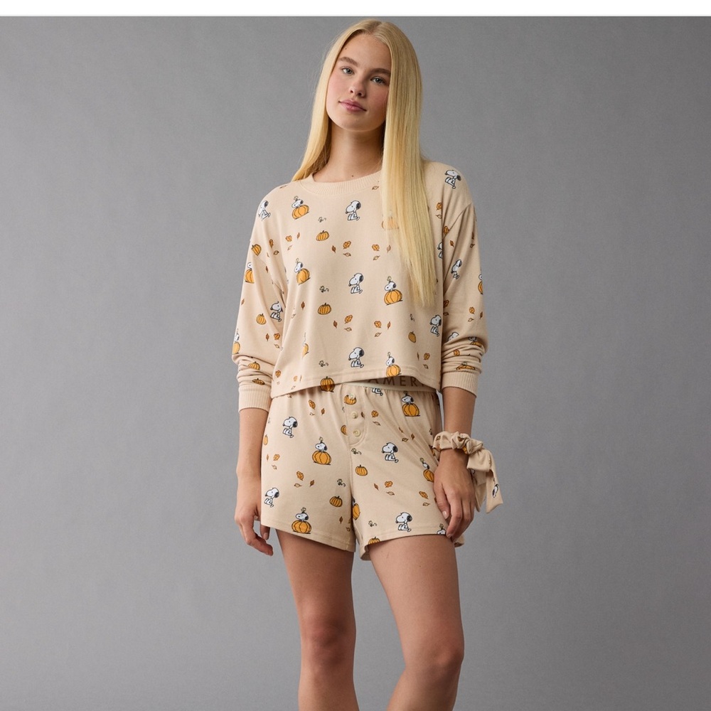 American Eagle snoopy pj
